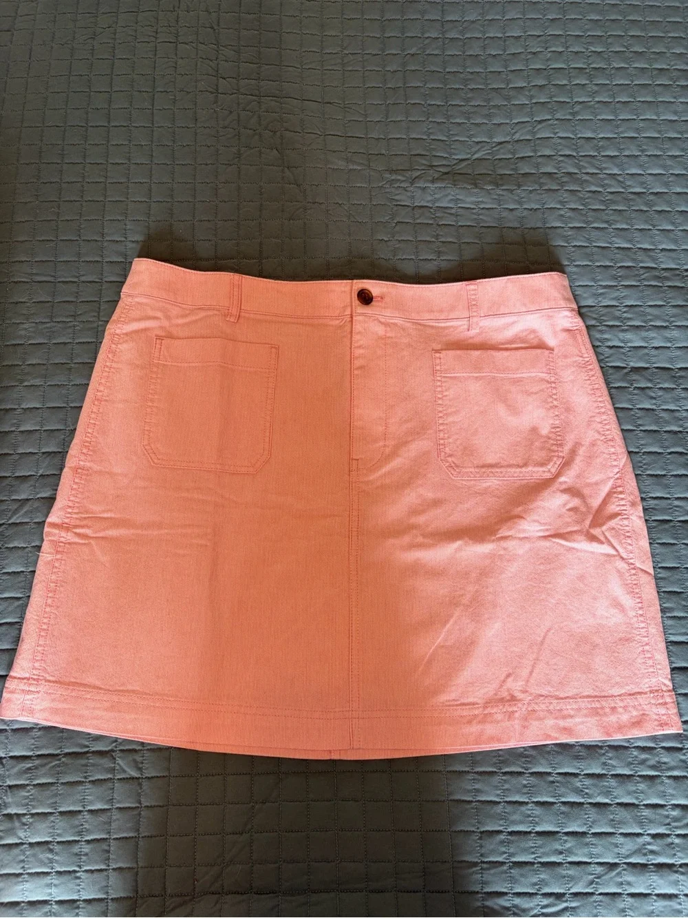 Women's J. Crew Pink Cotton A-Line Mini Skirt